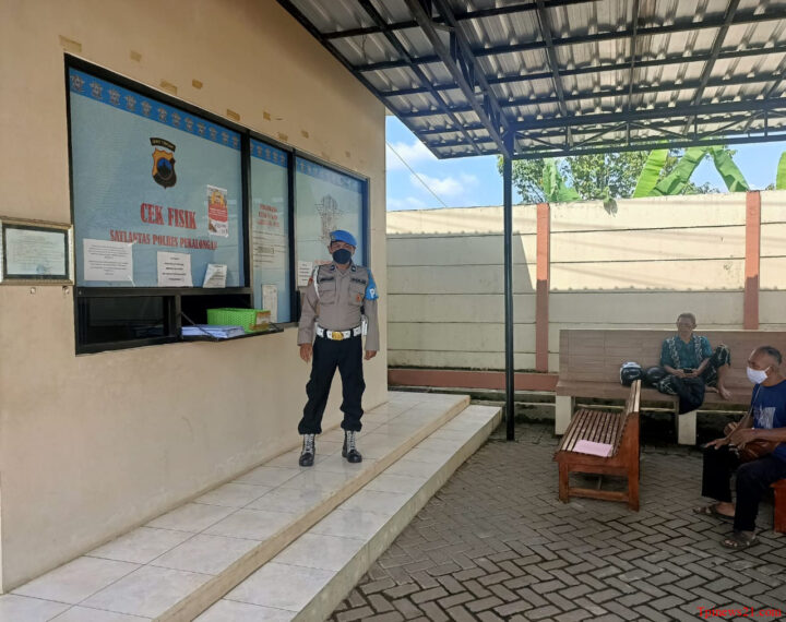 Propam Polres Pekalongan menggelar kegiatan pengawasan ruang pelayanan publik