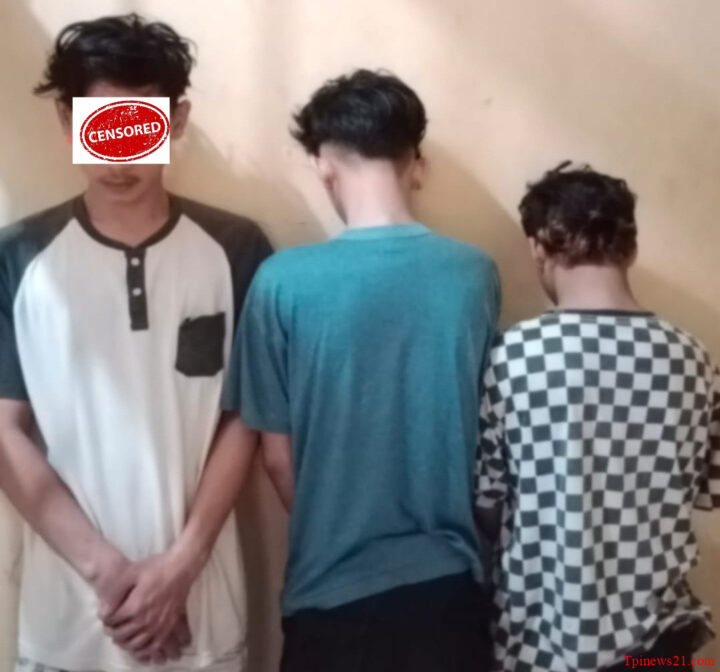 tiga pelaku pencurian dengan kekerasan