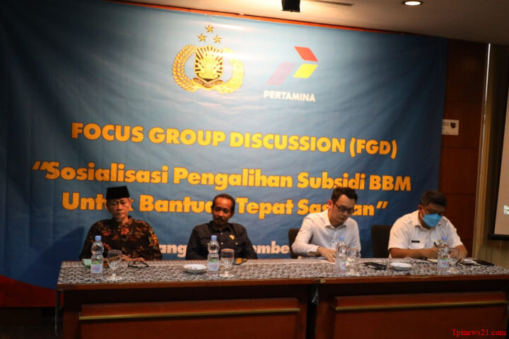 Polda Banten Ikuti FGD Sosialisasi Pengalihan Subsidi BBM