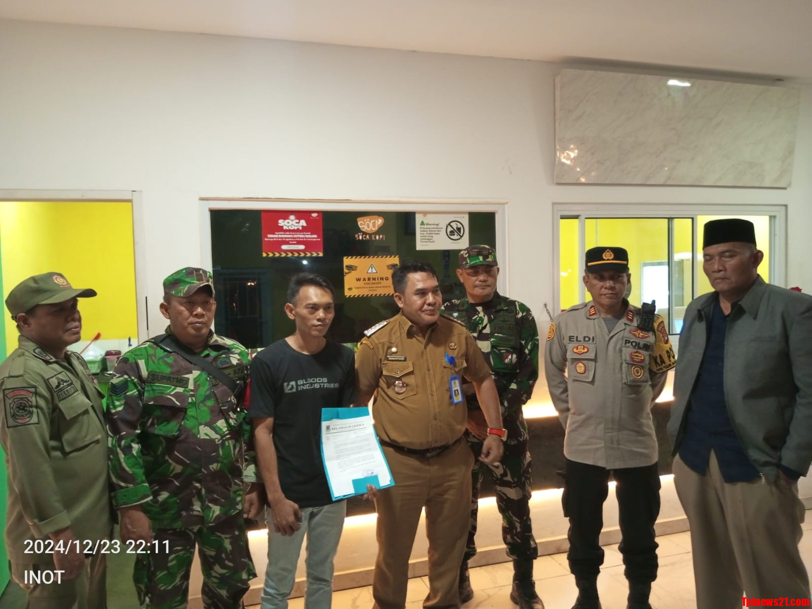 Tiga kali Kafe Soca Abaikan Peringatan Camat Cisoka Dan Tokoh Ulama Akan Menindak Tegas